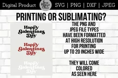 instructions for using happy galentines day quote png or jpeg for printing or sublimating projects