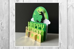 3D ST PATRICKS DAY-HAPPY GO LUCKY POP UP Product Image 3