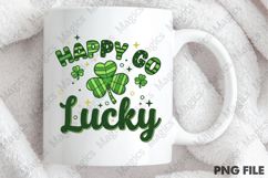 Happy Go Lucky Clover St. Patrick’s PNG Product Image 4