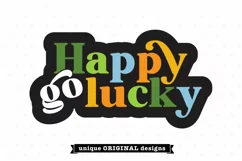 Happy Go Lucky SVG and PNG| St Patricks Day tshirt design Product Image 5