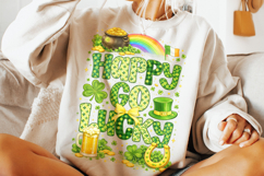 Happy Go Lucky St Patrick's Day PNG, Lucky Day PNG, Irish Product Image 4