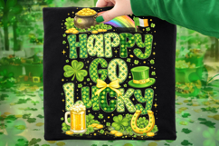 Happy Go Lucky St Patrick's Day PNG, Lucky Day PNG, Irish Product Image 7