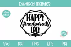 Happy Grandparents Day Cake Topper SVG, Gift for grandfather, gift for grandmother, grandparents day shirt