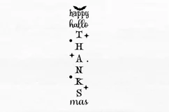 Happy hallo thanks mas SVG, Halloween Porch Sign SVG Design Product Image 2