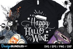 Happy Hallo Wine svg Product Image 1