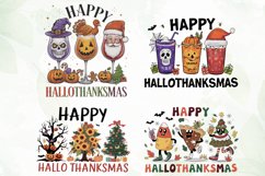 Happy HalloThankSmas Sublimation Clipart Product Image 3