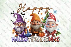 Happy Hallothanksmas Gnome Sublimation Product Image 5