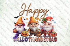 Happy Hallothanksmas Gnome Sublimation Product Image 4