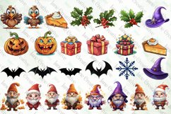 Happy Hallothanksmas Gnome Sublimation Product Image 2