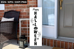 Happy Halloween SVG - Halloween Porch Sign Design Product Image 1