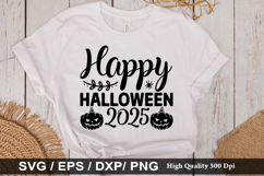 Happy halloween 2025 - Halloween SVG Design Product Image 1