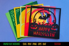 Happy Halloween Confetti Shaker Card | Halloween Card SVG Product Image 6