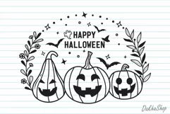 Happy halloween SVG Halloween Pumpkin SVG Funny Halloween Product Image 9