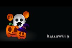 Happy halloween background design concept Product Image 2