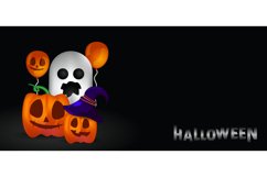 Happy halloween background design concept Product Image 1