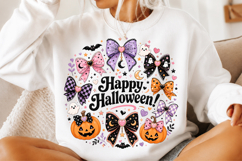 Happy Halloween coquette bow PNG Product Image 2