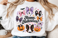 Happy Halloween coquette bow PNG Product Image 3