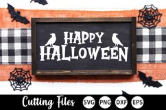 Halloween SVG | Halloween Sign SVG | Happy Halloween SVG Product Image 1