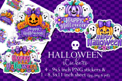 Halloween Stickers, Happy Halloween Stickers, Planner, s1 Product Image 1