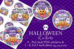 Halloween Stickers, Happy Halloween Stickers, Planner, s4 Product Image 1
