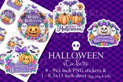 Halloween Stickers, Happy Halloween Stickers, Planner, s2 Product Image 1