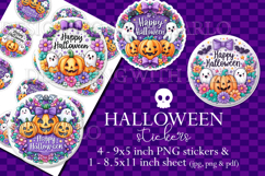 Halloween Stickers, Happy Halloween Stickers, Planner, s3 Product Image 1