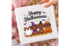 Happy Halloween Dachshund PNG Product Image 3