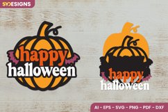 Happy Halloween SVG - Halloween Lasercut Product Image 1