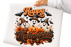 Happy Halloween Ghost Pumpkin Sublimation Png Product Image 2
