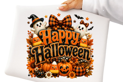 Happy Halloween Ghost Pumpkin Sublimation Png Product Image 2
