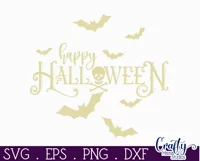 Farmhouse Halloween Round Sign, Happy Halloween Svg File Product Image 2