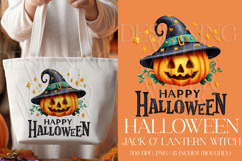Halloween Graphic, Halloween Jack o Lantern PNG, Witch Hat Product Image 1