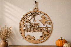 Happy Halloween Laser Cut Design SVG Product Image 1