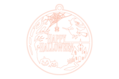 Happy Halloween Laser Cut Design SVG Product Image 2