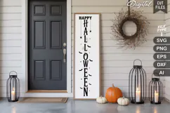 Happy Halloween SVG | Halloween Porch Sign | Halloween Sign Product Image 2