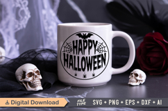 Halloween Round Sign SVG Bundle | Halloween Sign Cut Files Product Image 16