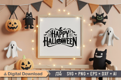 Happy Halloween SVG File | Spooky Halloween SVG Product Image 5