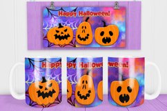 Halloween mug sublimation | Halloween pumpkin PNG Product Image 1