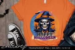 Happy Halloween Sublimation PNG Spooky T-shirt Mug Design Product Image 3