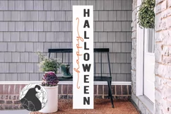 Halloween SVG, Happy Halloween Porch Sign SVG Product Image 1