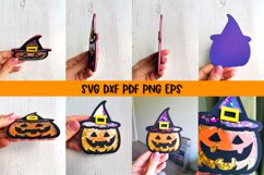 Halloween Pumpkin Confetti Shaker, 3D Pumpkin Cake Topper Product Image 12