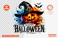 happy halloween png, pumpkin witch hat, halloween pumpkin png, witch hat clipart, halloween clipart, spooky pumpkin, fall sublimation, halloween shirt png, pumpkin clipart, halloween design