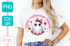 Pink Halloween sublimation PNG | Happy Halloween season PNG Product Image 1