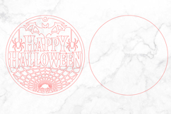 Happy Halloween Sign Laser Cut SVG Product Image 3