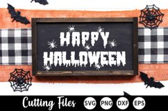 Halloween SVG | Halloween Sign SVG | Happy Halloween SVG Product Image 1