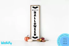 Happy Halloween Svg Halloween Porch Sign Svg Halloween Svg Product Image 1