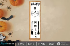 Happy halloween SVG, Halloween Porch Sign SVG Design Product Image 1