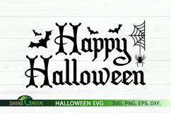 happy halloween svg by shine green art