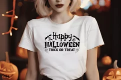 Happy Halloween Trick Or Treat SVG, Halloween SVG Design Product Image 1