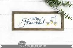 Happy Hanukkah, Hanukkah SVG Product Image 1